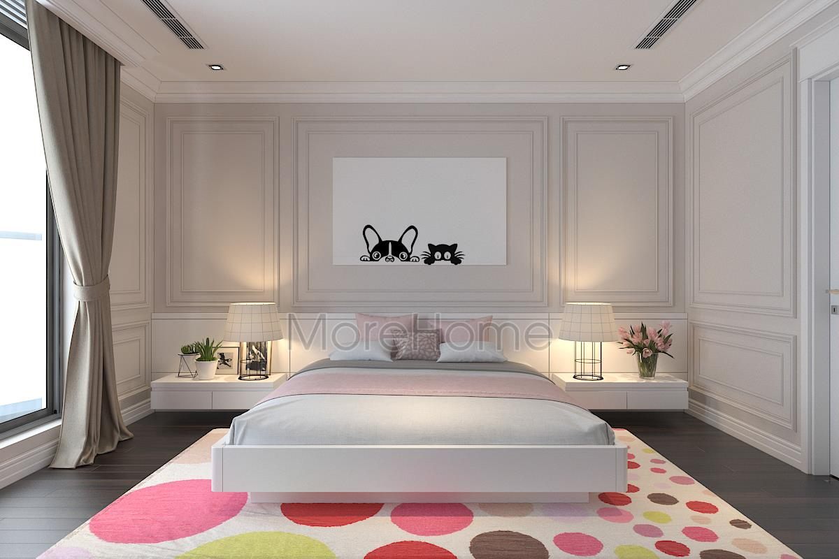 Thiết kế nội thất sang trọng chung cư TSQ, Mỗ Lao, Hà Đông